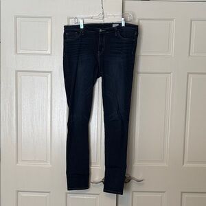 Dark Wash Low-rise Skinny Jeans